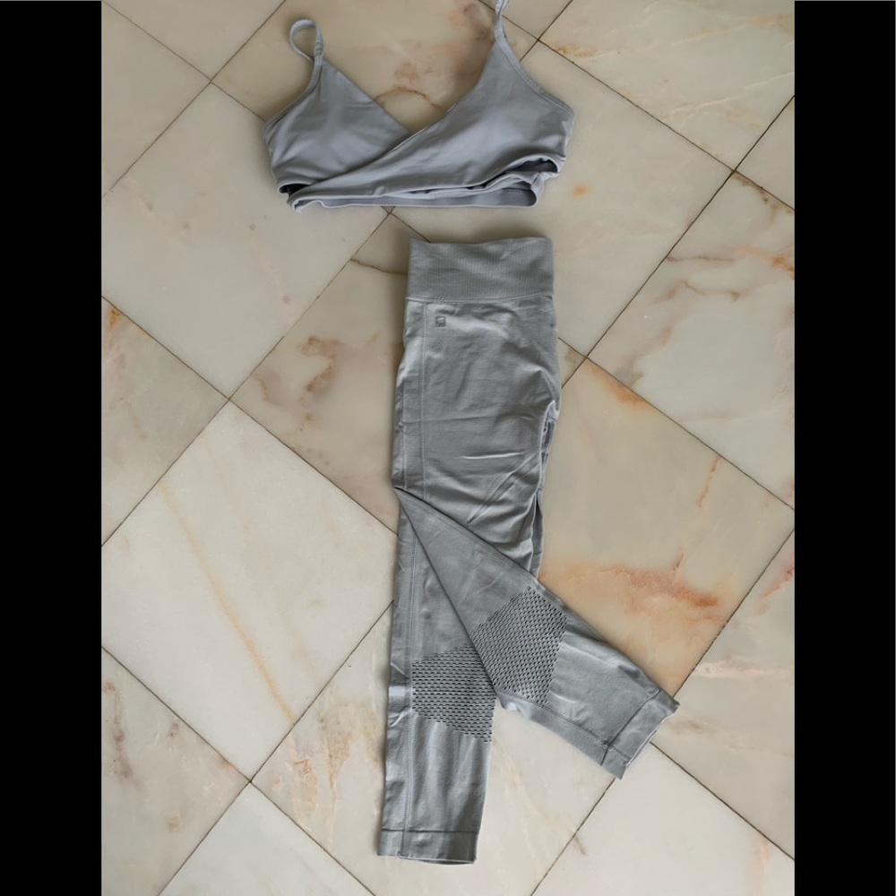 Fabletics Wrap Top And Cropped Bottom - image 1